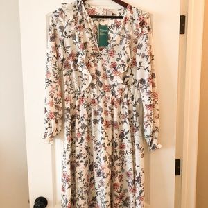 Floral midi dress